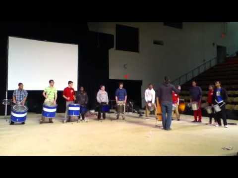 Spoken hand percussion workshop at Udhs