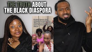 Black American Couple Reacts to They Told the TRUTH About the Black Diaspora 😳