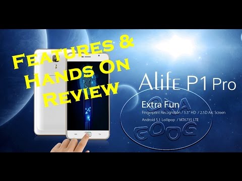 Blackview Alife P1 Pro Budget Phablet LTE Finger Sensor- Features & Hands on (Deutsch)