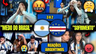 REAÇÕES dos ARGENTINOS DESESPERADOS e com MEDO do BRASIL - ARGENTINA X CABO VERDE - COPA DO MUNDO 26