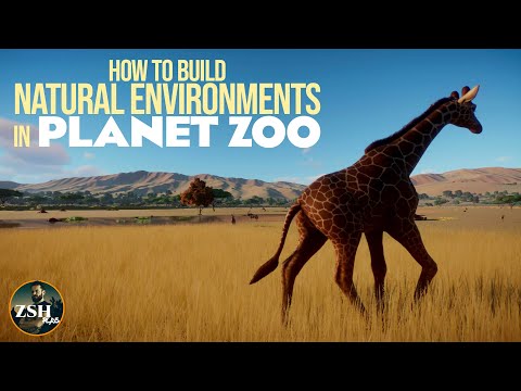 No Barriers, Buildings or Staff! How To Build Natural Environments in Planet Zoo