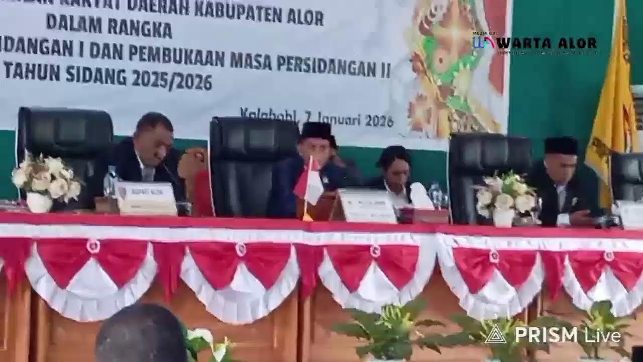 Live Rapat Paripurna DPRD Alor dalam rangka Penutupan Masa Sidang I & Pembukaan Masa Sidang II 25/26