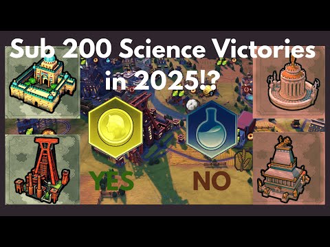 Civ 6: How to sub 200 Science Victory in 2025