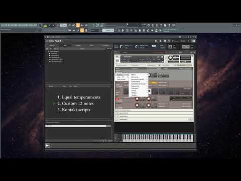 How to microtune in Kontakt