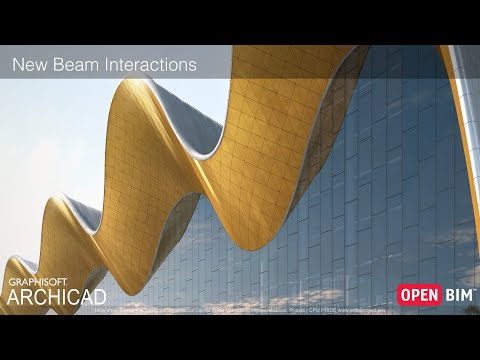ARCHICAD 23 New Beam Interactions