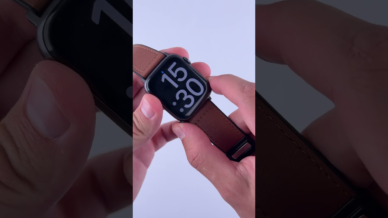 Ремінець Hoco WA34 Basic magnetic buckle silicone leather strap для Apple watch 38/40/41/42mm