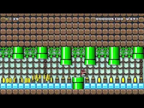 The Great North Sawmill Disaster by Hype - Super Mario Maker - No Commentary 1AE