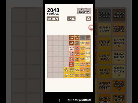 9007199254740992 In 2048 Sandbox?