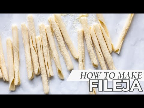 How to Make Fileja (Calabrian Pasta Tubes)