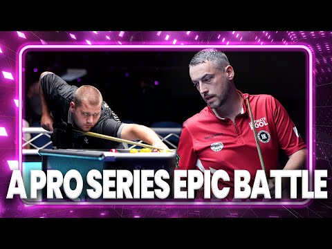 A PRO SERIES EPIC THAT GOES TO THE WIRE. Gary Clarke versus the unstoppable Tom Cousins. #pool