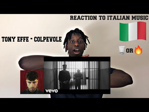 REACTION TO Tony Effe - Colpevole / FREE TONY!!!?