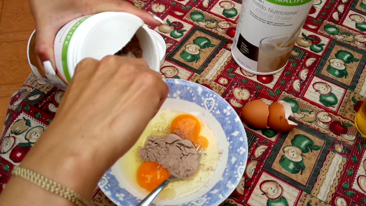 Preparación de Brownie con Batido Herbalife