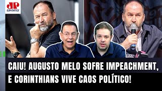 Augusto Melo cai e Corinthians vive caos: assista ao debate sobre o impeachment no Bate-Pronto