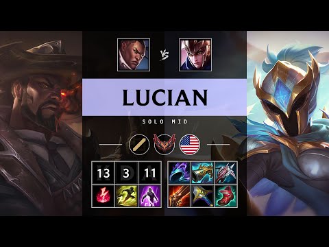 Lucian Mid vs Quinn - NA Grandmaster Patch 25.20