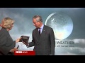 Prince Charles doing a spot of weather presenting at BBC Scotland