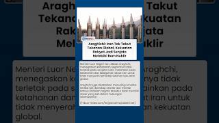 Bukan Senjata Militer, Iran Klaim Bom Nuklir Sejati Ada pada Semangat Kemandirian