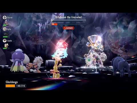 Pokemon Scarlet - How to solo 7 Star Rillaboom using only Gholdengo (Moveset in description)