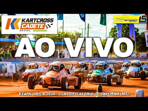 🔴 KART CROSS CADETE BRASIL | Etapa Única 2026 | Classificatório 2 | Tapurah (MT)