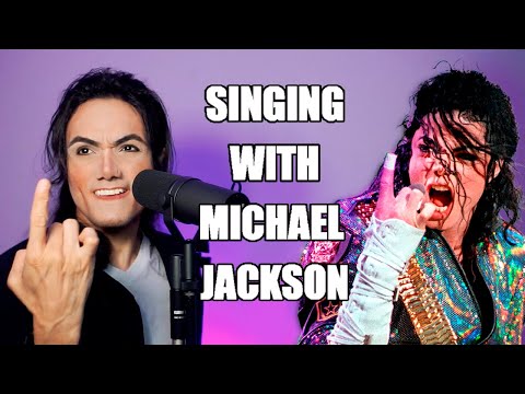 Singing with MICHAEL JACKSON ( JAM )