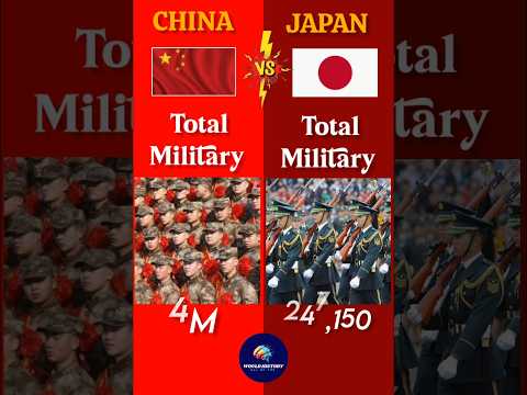 China VS Japan Military Comparison 2025 ||#china #japan #military
