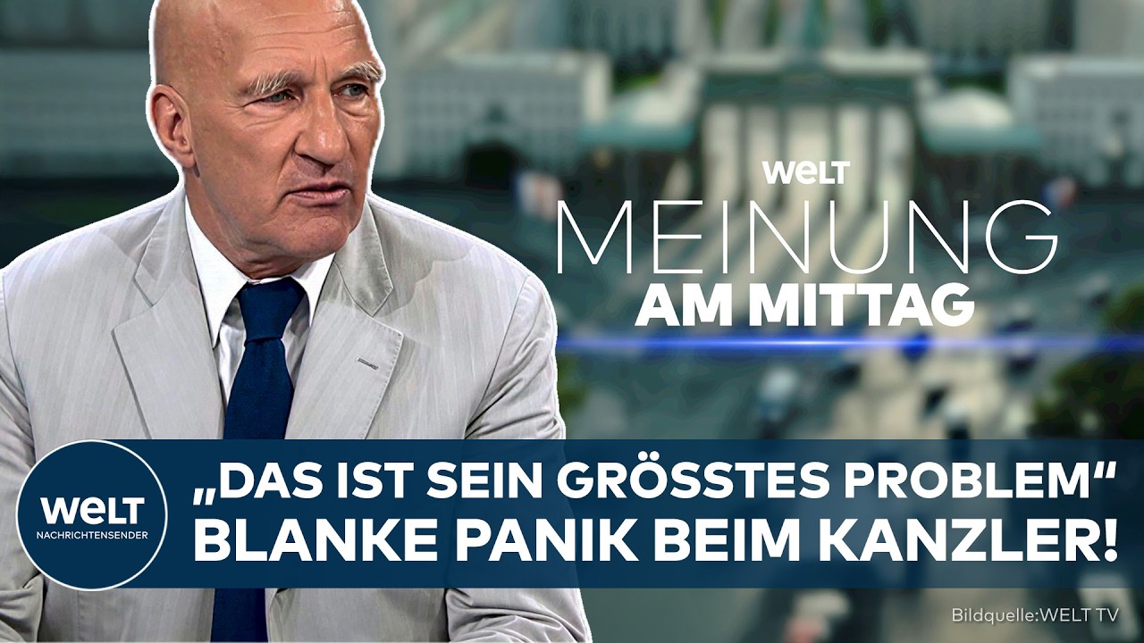 MEINUNG: "Das ist sein größtes Problem!" – Journalist Lemmer sieht die blanke Panik bei Kanzler Merz