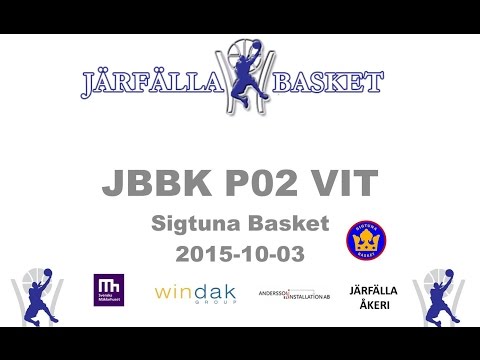 Järfälla Basket P02 Vit - Sigtuna Basket Del 1