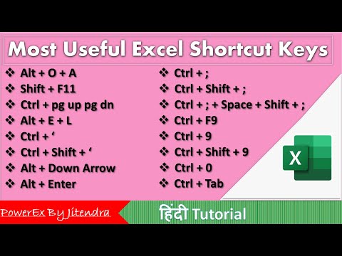 Top 12 Excel Shortcut Keys 2026 Best Excel Shortcuts in Hindi