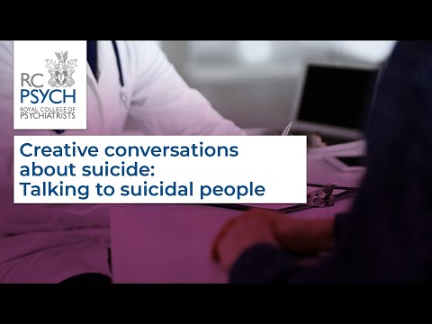 Talking to suicidal patients