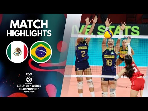MEXICO 🆚 BRASIL [4K]  | Highlights | Girls' U17 World Championship 2024