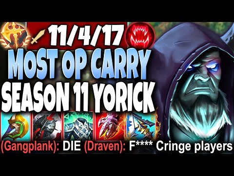 Our Moderators made us do the MOST OP Season 11 Yorick CARRY 🔥 LoL TOP Yorick Preseason s11 Gameplay