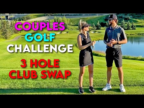 Husband vs Wife - Club Swap Golf Challenge Video