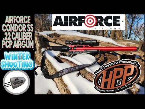 Airforce Condor SS .22 - All Weather Hunting Air Rifle Tested in 26° Winter Conditions with Slugs