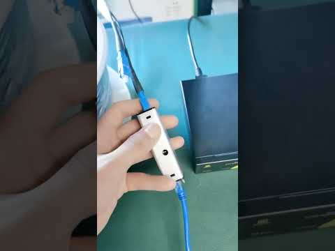 GENATA Fiber media converter test #genata #network #poeswitch