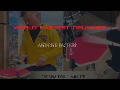 !320BPM! 1 MINUTE SINGLE STROKE ROLL