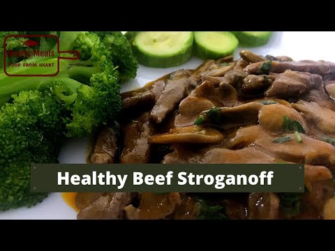 Beef stroganoff | Healthy dinner recipe for weight...