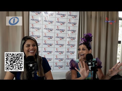 Amanda Maciel e Carol Bittencourt divulgam a programação do Carnaval de Itajubá