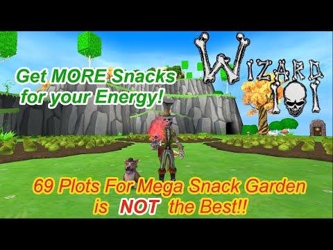 Wizard101 69 Plots Mega Snack Garden is NO LONGER the Best! Couch Potato / Evil Magma Pea