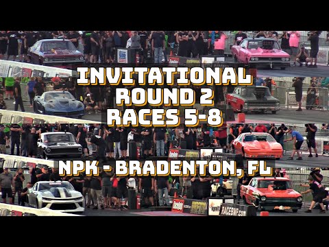 Street Outlaws 2021 No Prep Kings - Bradenton, FL: Invitational Round 2, Races 5-8