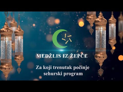 Sehurski program za petak 1.5.