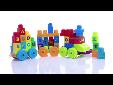 Žaislinis traukinys Mega Bloks DXH35 (60 detalių) video