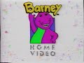 Barney Home Video Logo 1992 1995 60fps
