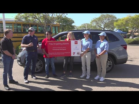 U.S. Marine Corps Veteran is gifted a new car from San Diego Honda Dealers