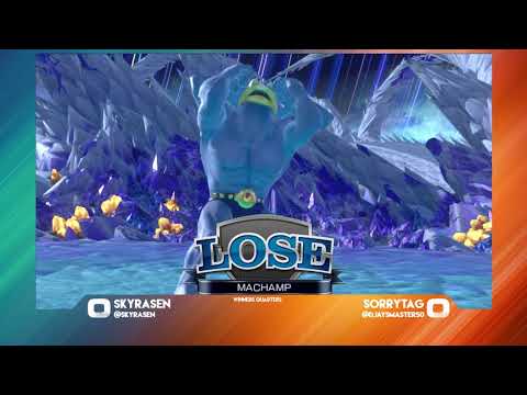 SkyRasen (Machamp) vs SorryTag (Croagunk/Chandelure) - Pokken at LWG - 7-3-18