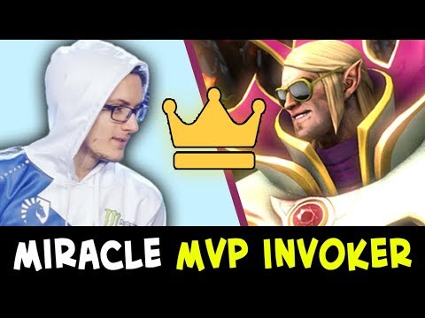 When Miracle picks INVOKER — he always VOTED MVP