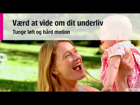 Værd at vide om dit underliv - Belastninger -  Tunge løft og hård motion.