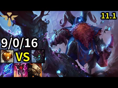 Bard Support vs Maokai - EUW Master | Patch 11.1