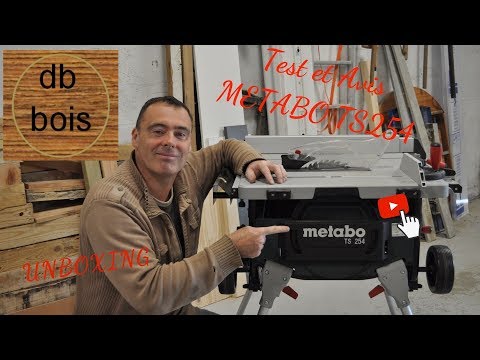 Liniuotė su kreipiančiąja TS254/254M, Metabo