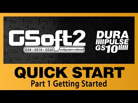 DURApuluse GS10 VFD GSoft2 - Part 1 Quick Start Programming from AutomationDirect