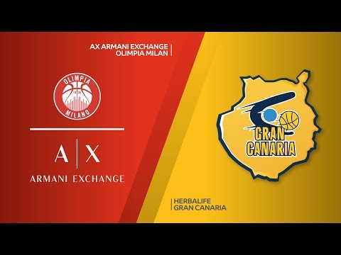 AX Armani Exchange Olimpia Milan - Herbalife Gran Canaria Highlights | EuroLeague RS Round 11