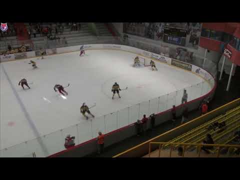 Sestřih zápasu 1. kola 2. ligy: BK Havlíčkův Brod - HC Moravské Budějovice 2005 (6:2)